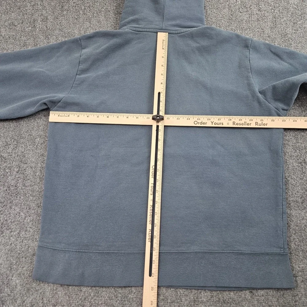 North Face Hoodie Mens Large‎ Blue Orange Since 1968 Graphic Pullover Sweatshirt